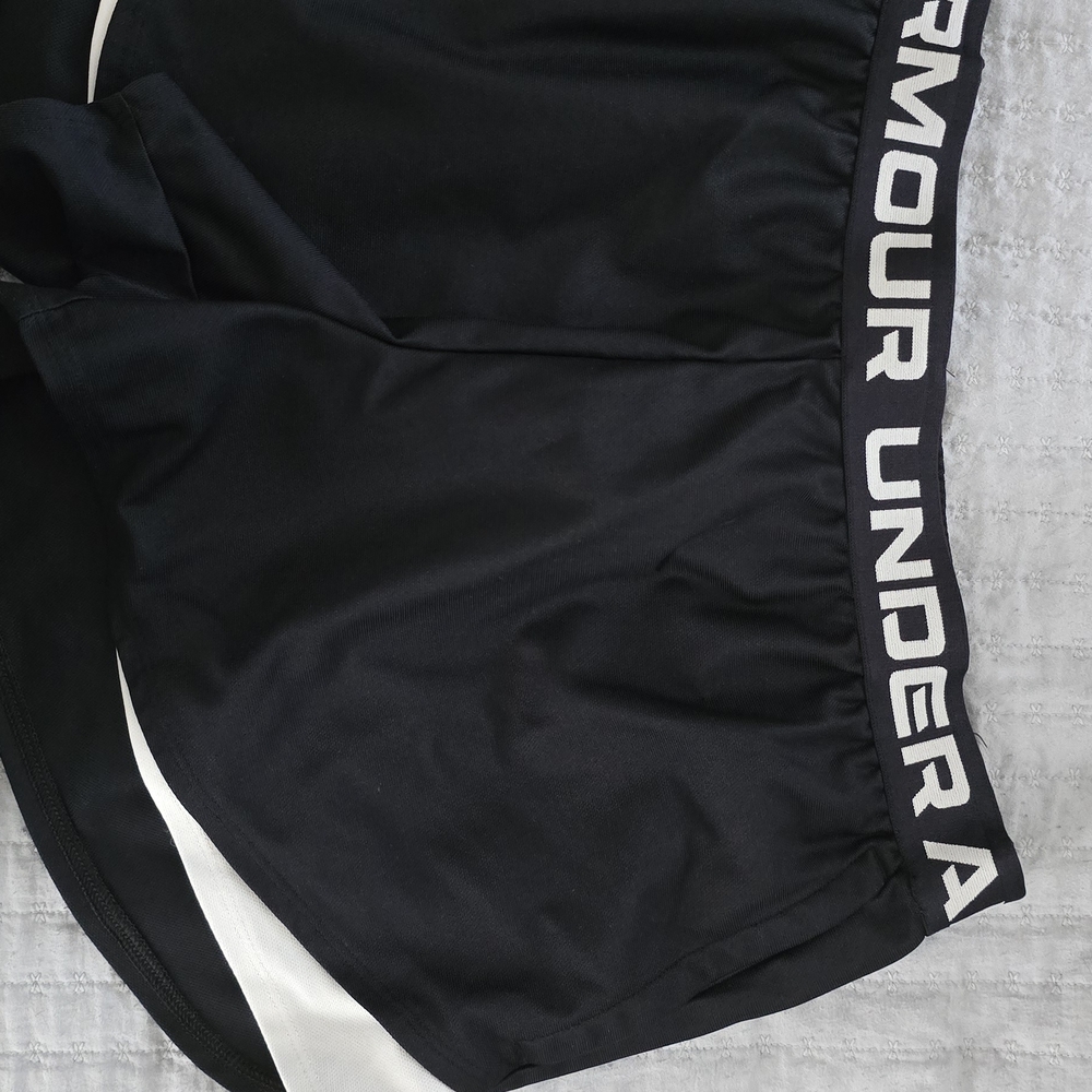 Under Armour Black and White Performance Shorts